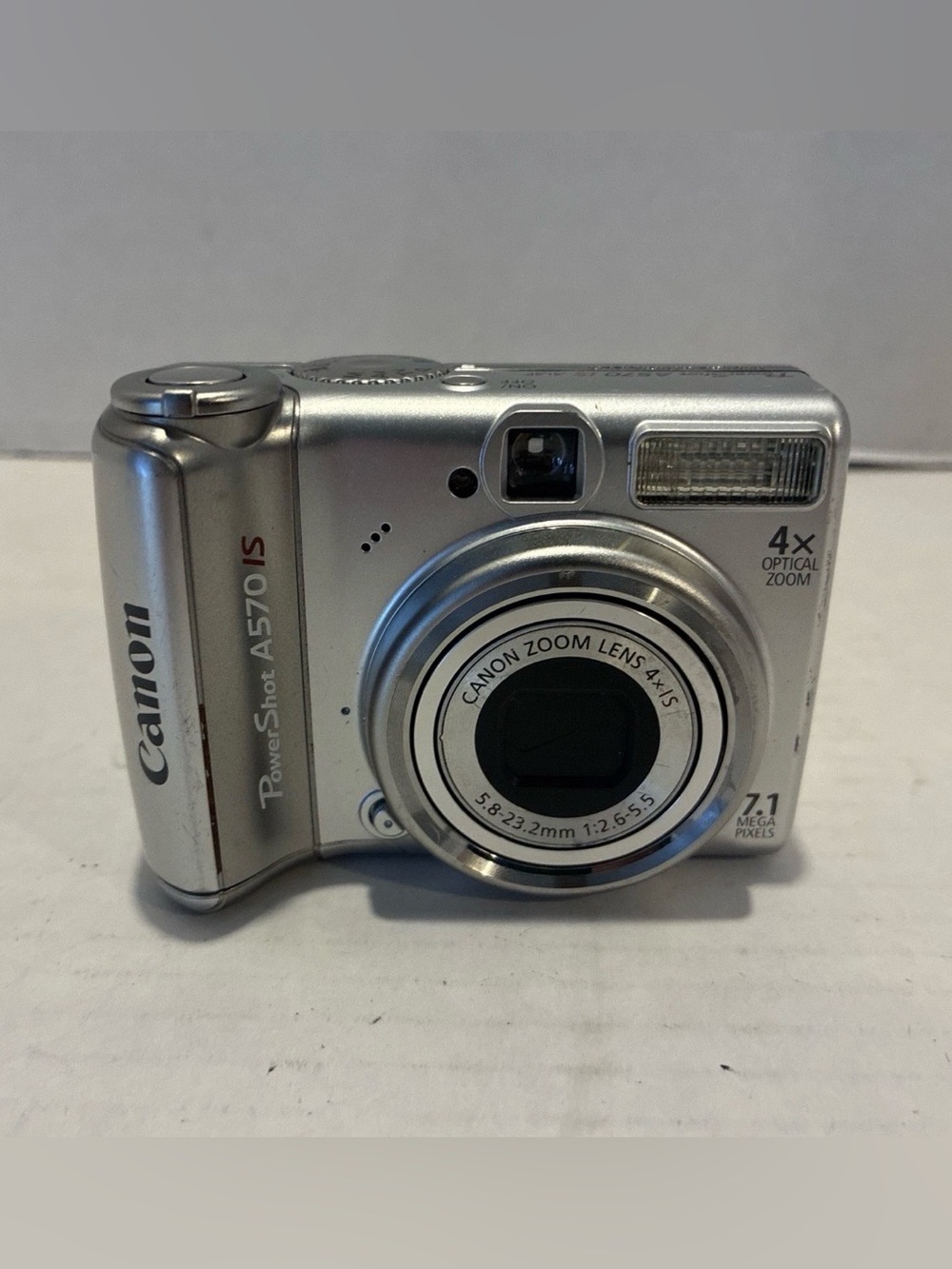 Canon PowerShot A570 IS Silver Digital Camera